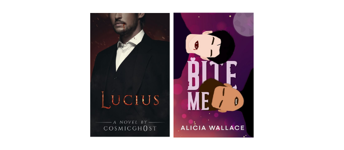 Book Covers for Lucius and Bite Me