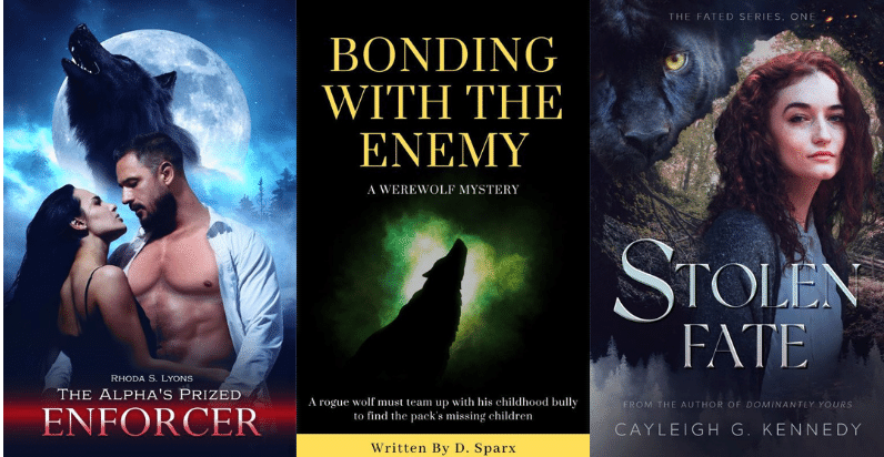 Werewolf romances on Wattpad